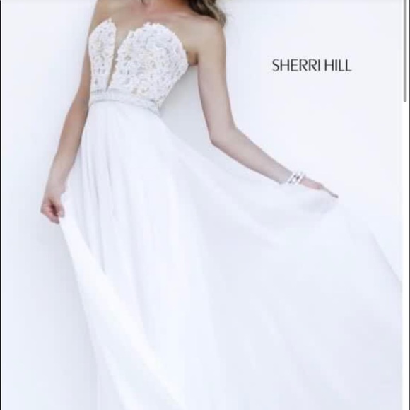 Sherri Hill Flowy Gown - Picture 1 of 4